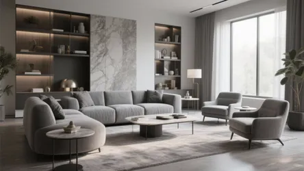 10 Gray Living Room Furniture Ideas