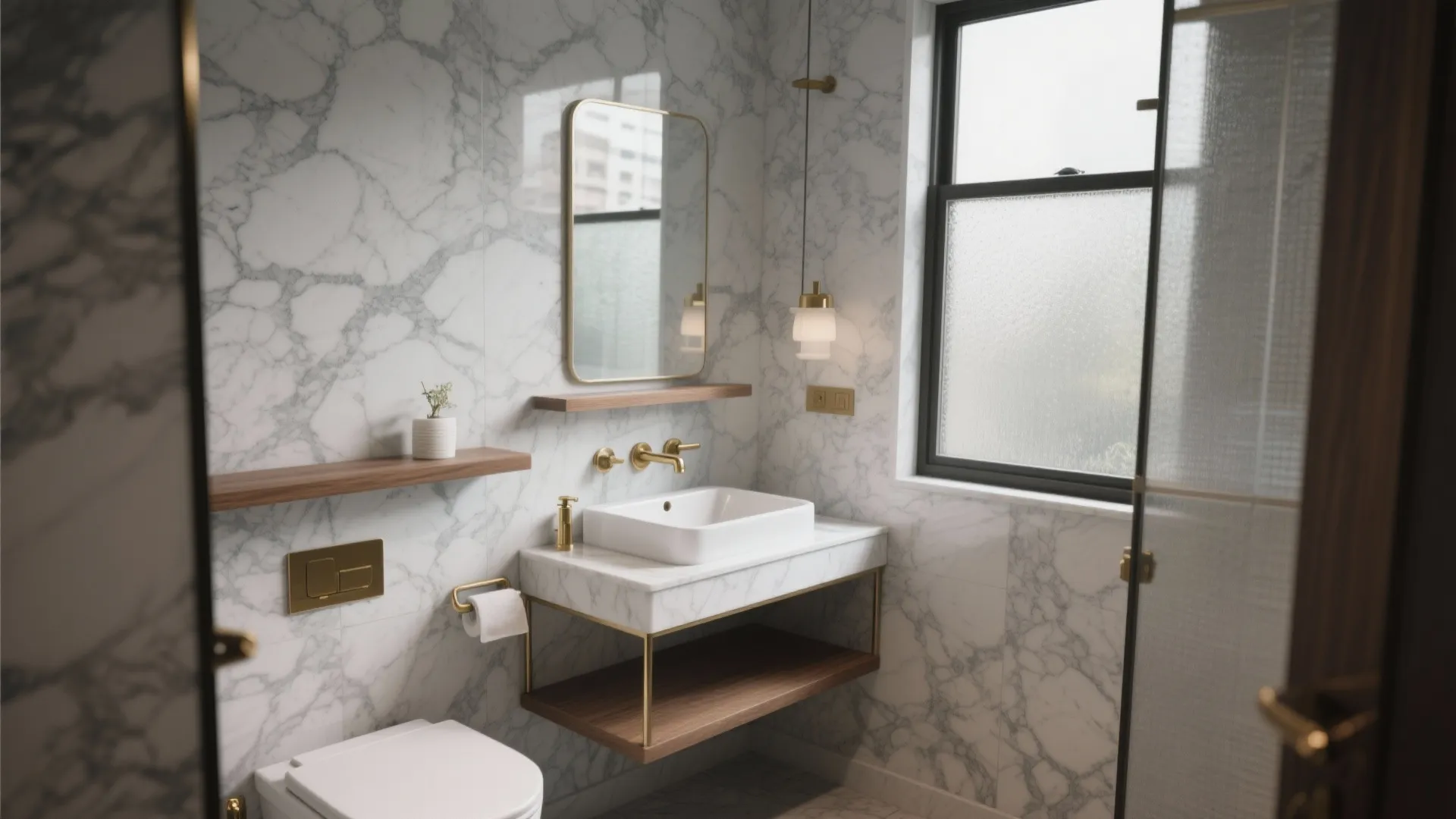 5 Gray Wallpaper Ideas for Small Bathrooms: Creative gray wallpaper solutions that make compact bathrooms feel stylish and spacious