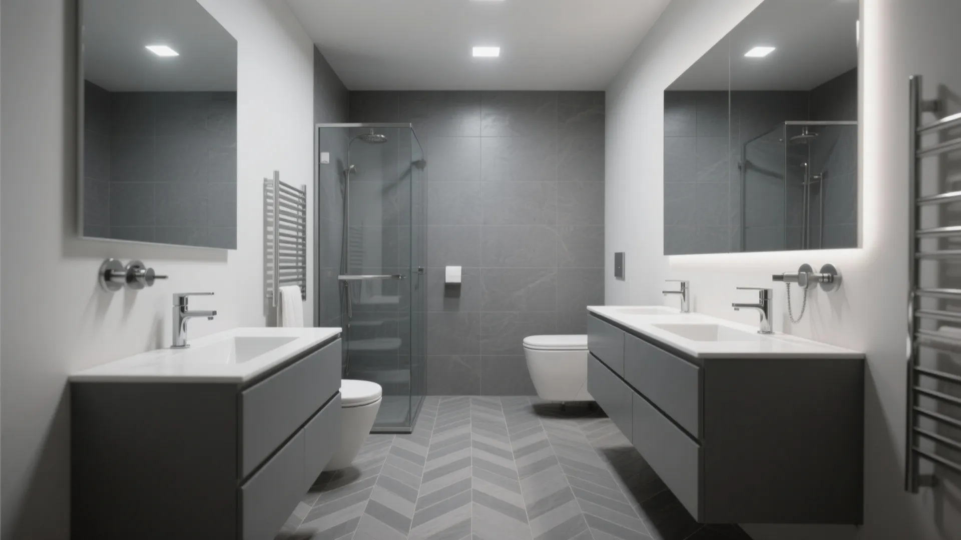 2. Matte Gray Modern Look