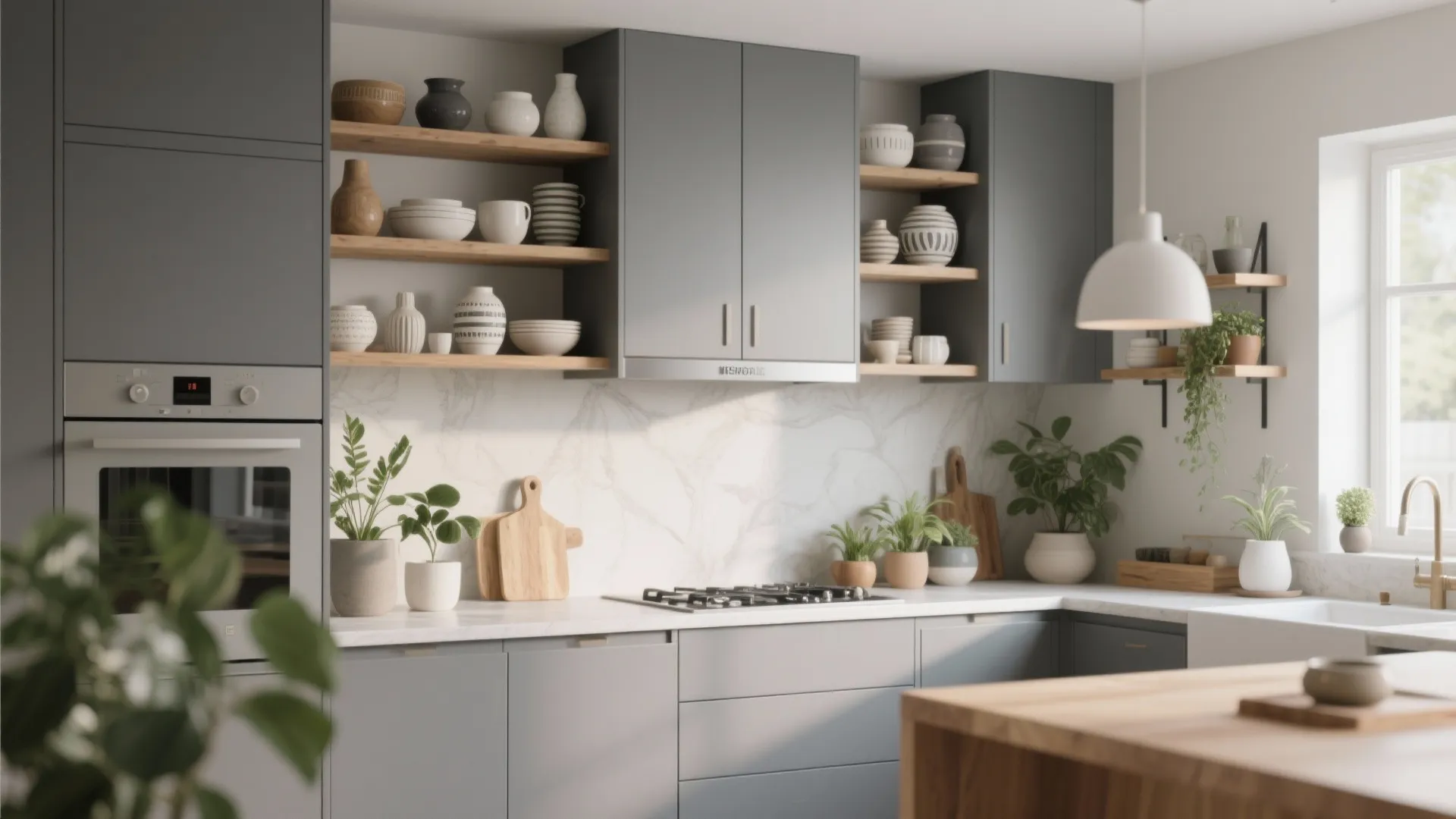 5. Integrate Open Shelving