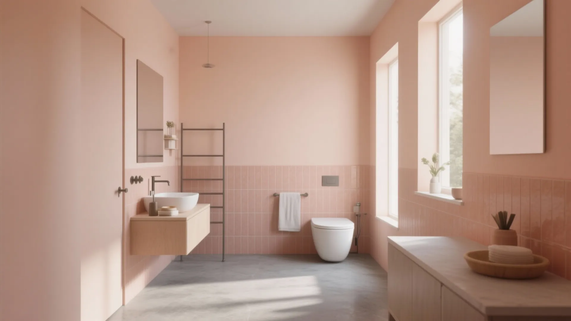 Stylish Gray and Peach Bathroom Ideas: Transform Your Bathroom with Gray and Peach Combinations