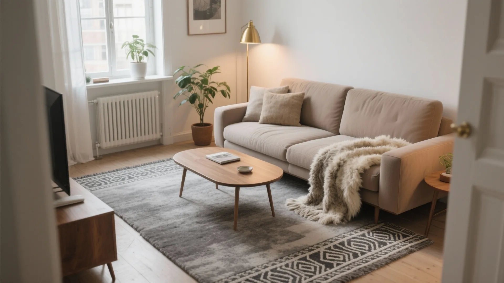 Gray Living Room Rug: 5 Smart Inspirations: Make a small space pop with gray rugs — five practical design ideas from a pro