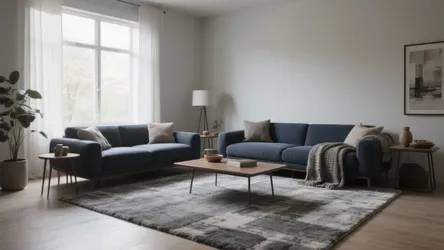 5 Gray Living Room Area Rug Ideas