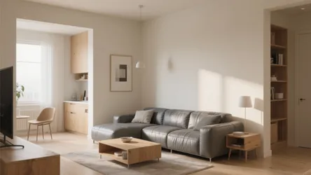 10 Gray Leather Sectional Living Room Ideas