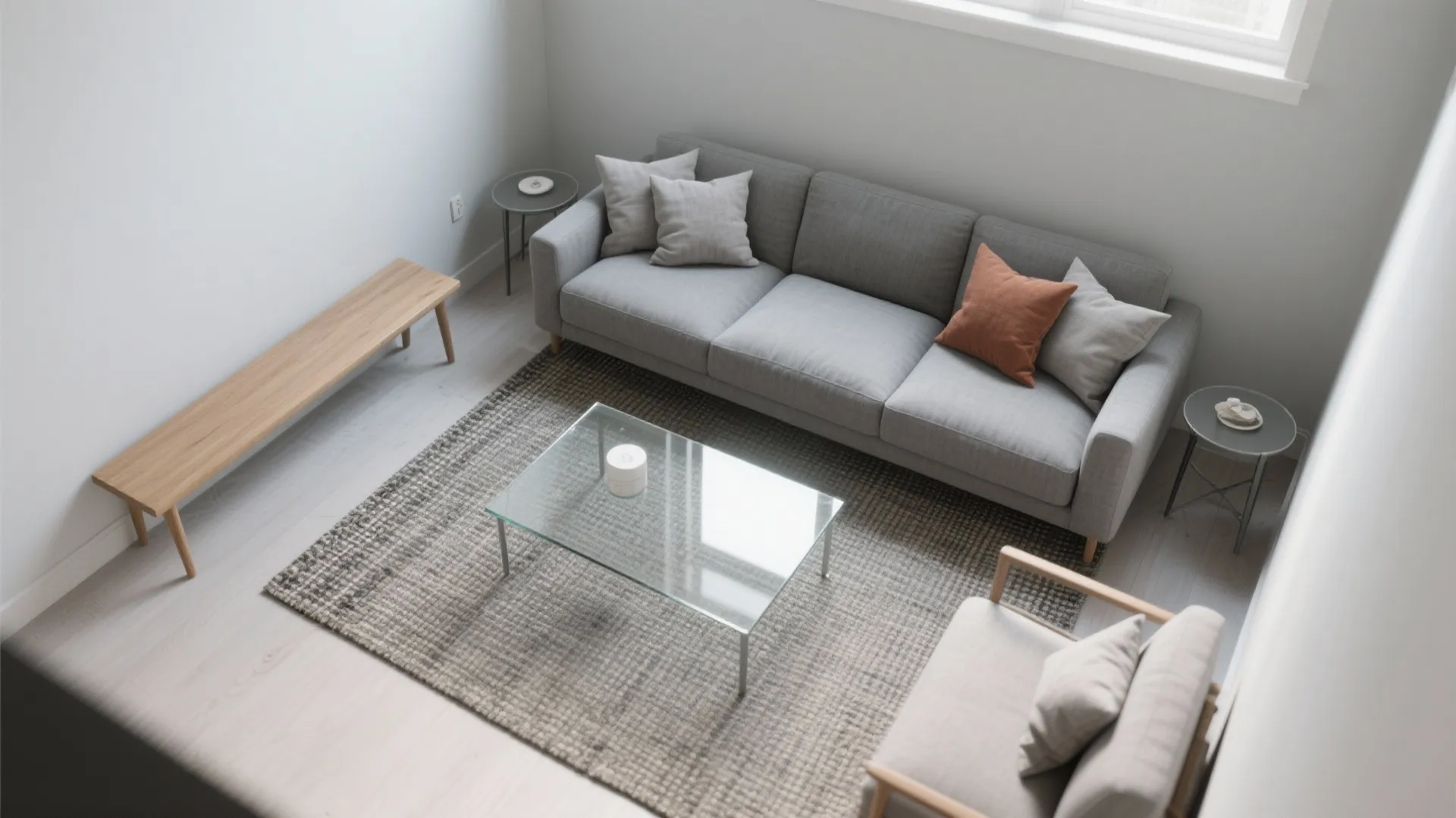 Let a Gray Sofa Anchor the Palette