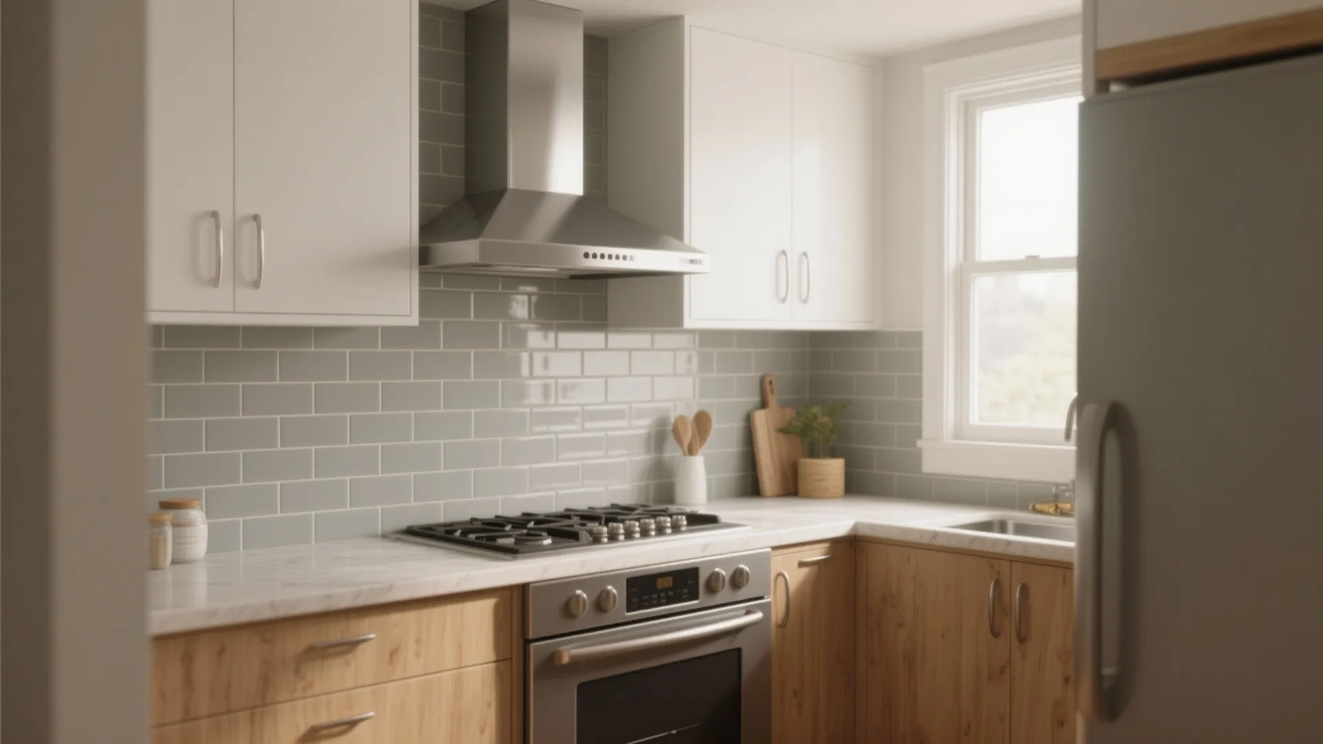 5 Gray Kitchen Backsplash Ideas: Creative small-space solutions and practical tips for gray kitchen backsplashes