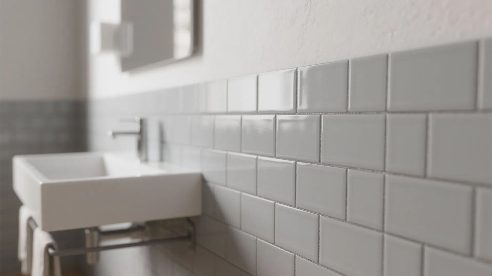4. Accent Gray Tile or Backsplash for Subtle Contrast