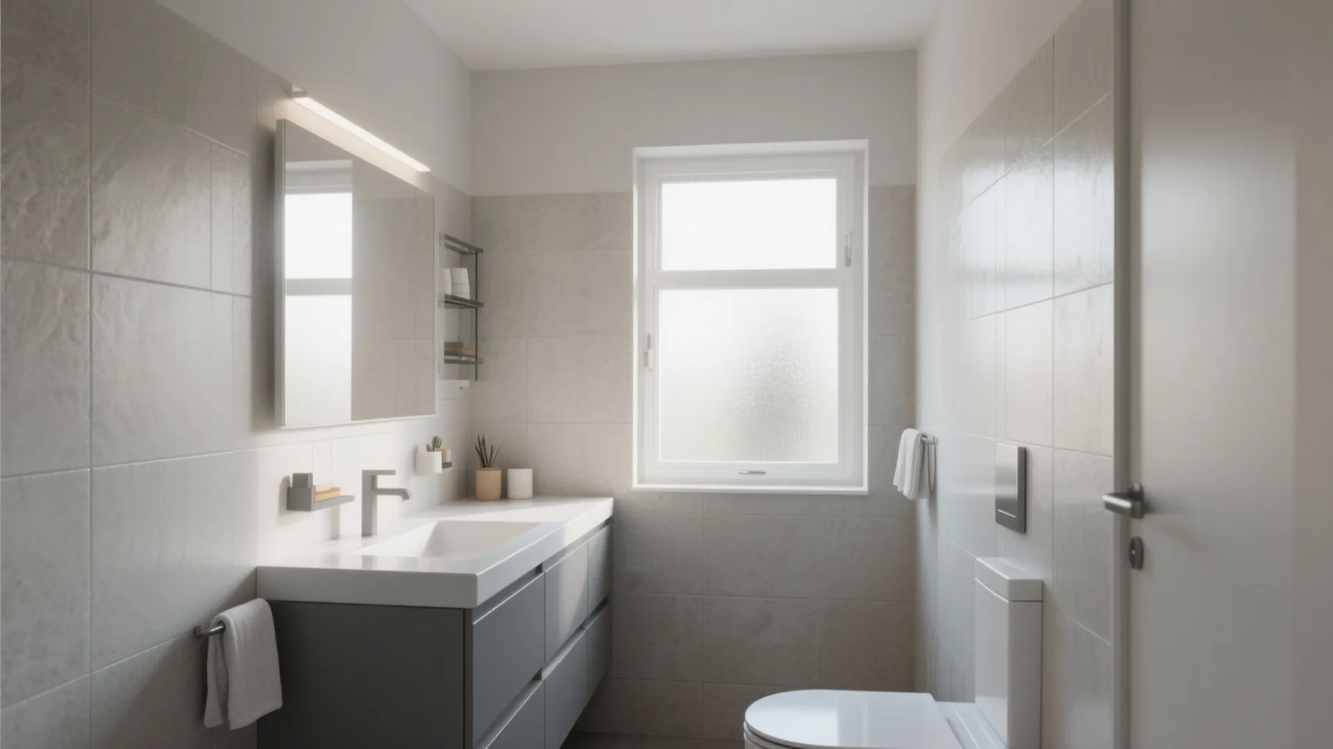 10 Gray Vanity Bathroom Ideas: Creative Small Bathroom Makeovers With Gray Vanities