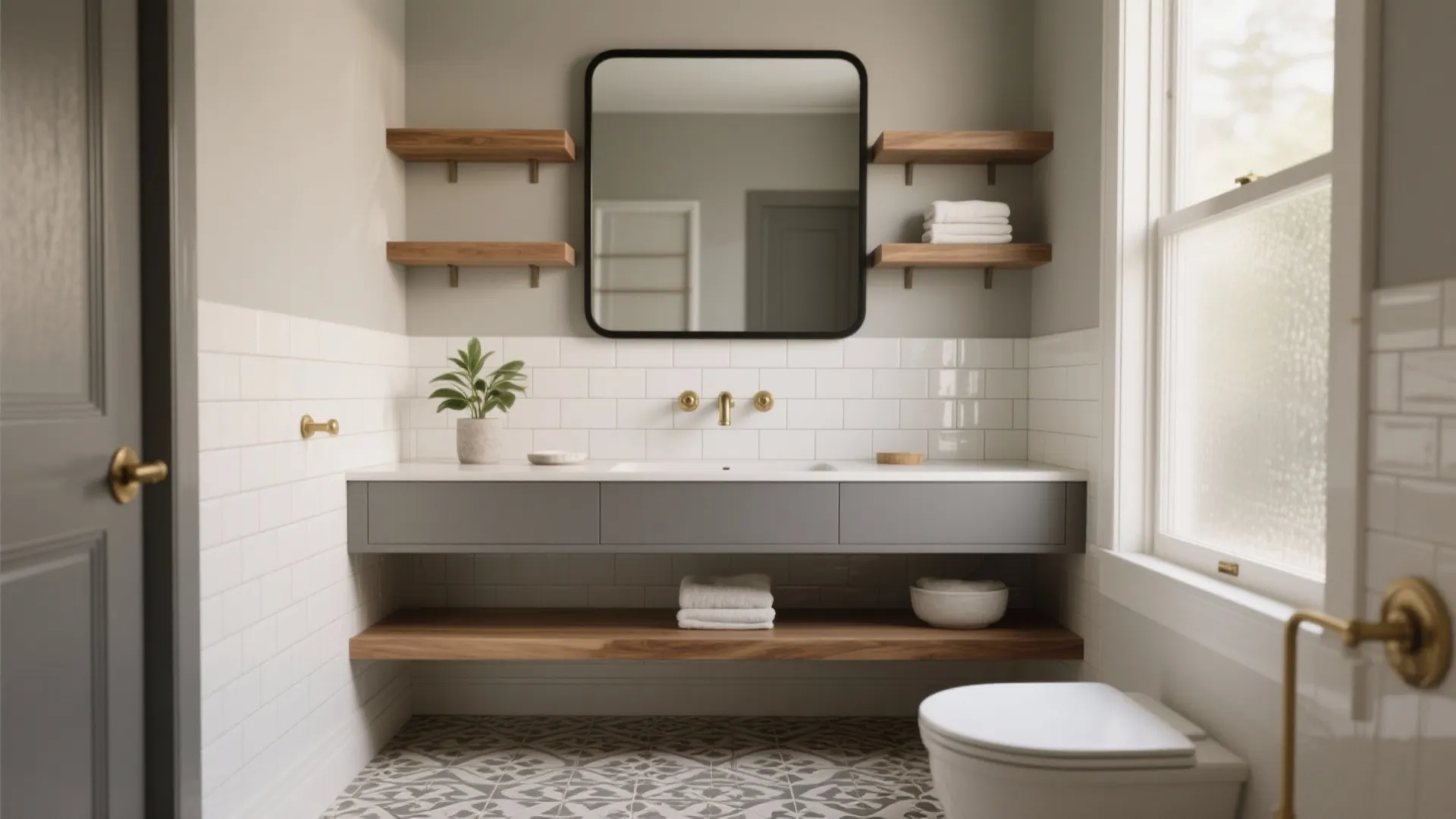 5 Gray Vanity Bathroom Ideas