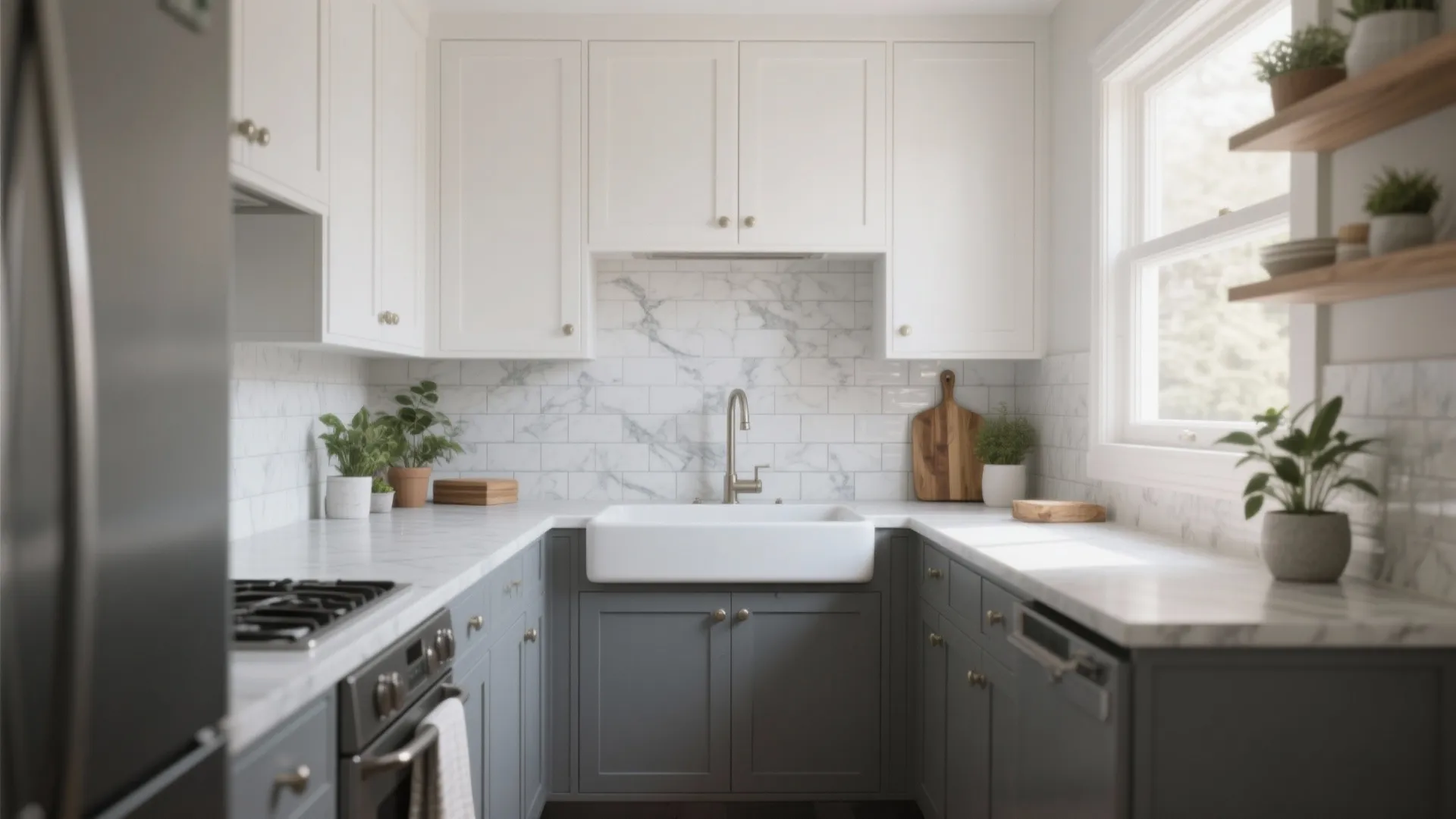 5 Gray and White Kitchen Backsplash Ideas: Small tweaks that make a big impact on gray and white kitchen backsplashes
