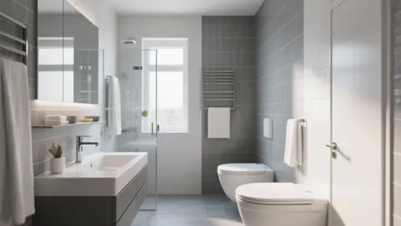 10 Gray and White Bathroom Tile Ideas