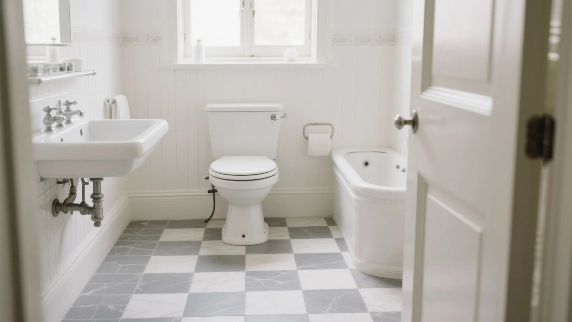 5. Checkerboard Floor Twist