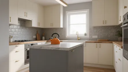 5 Gray Kitchen Ideas with White Cabinets