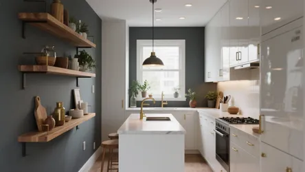 5 Kitchen Ideas: Gray Walls + White Cabinets