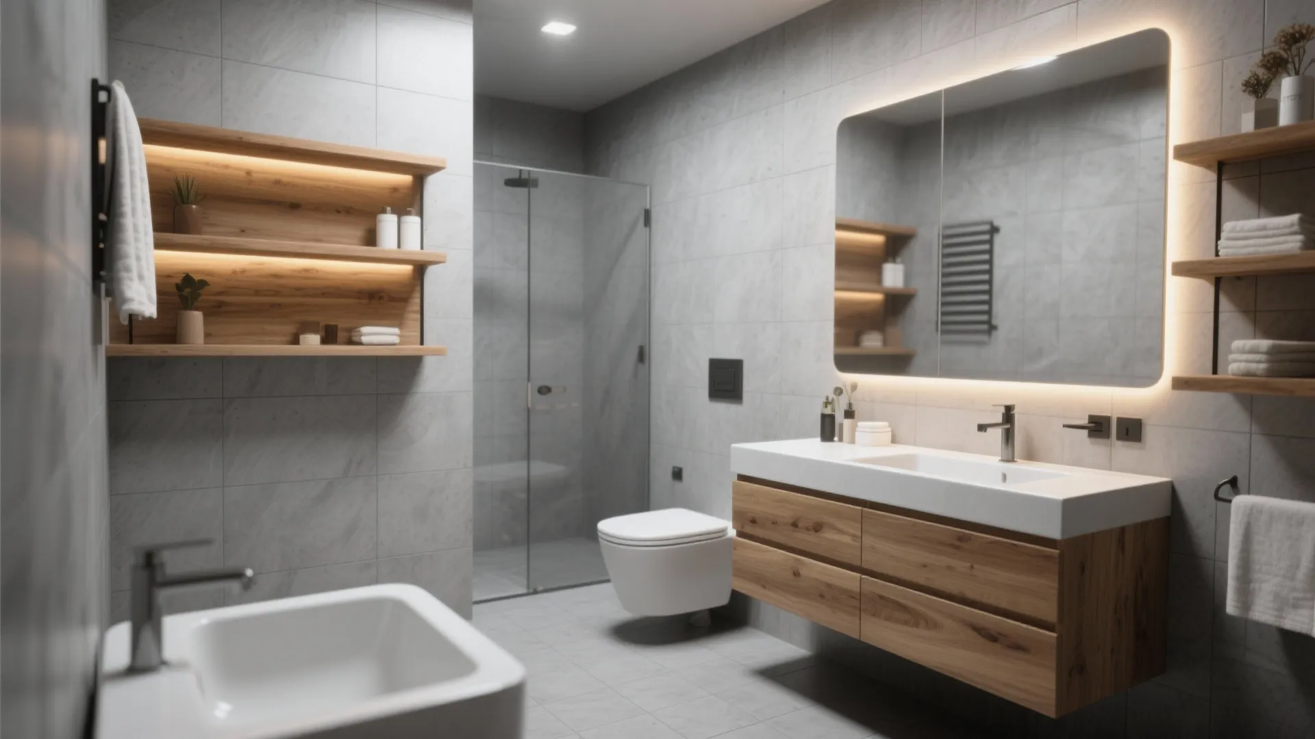 2. Warm Up with Wood Accents