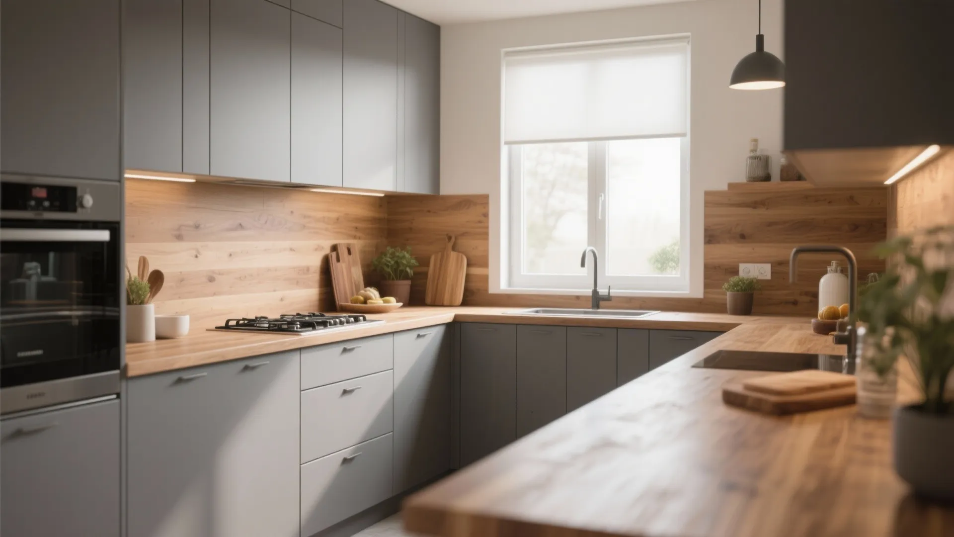 1. Pair with Warm Wooden Countertops