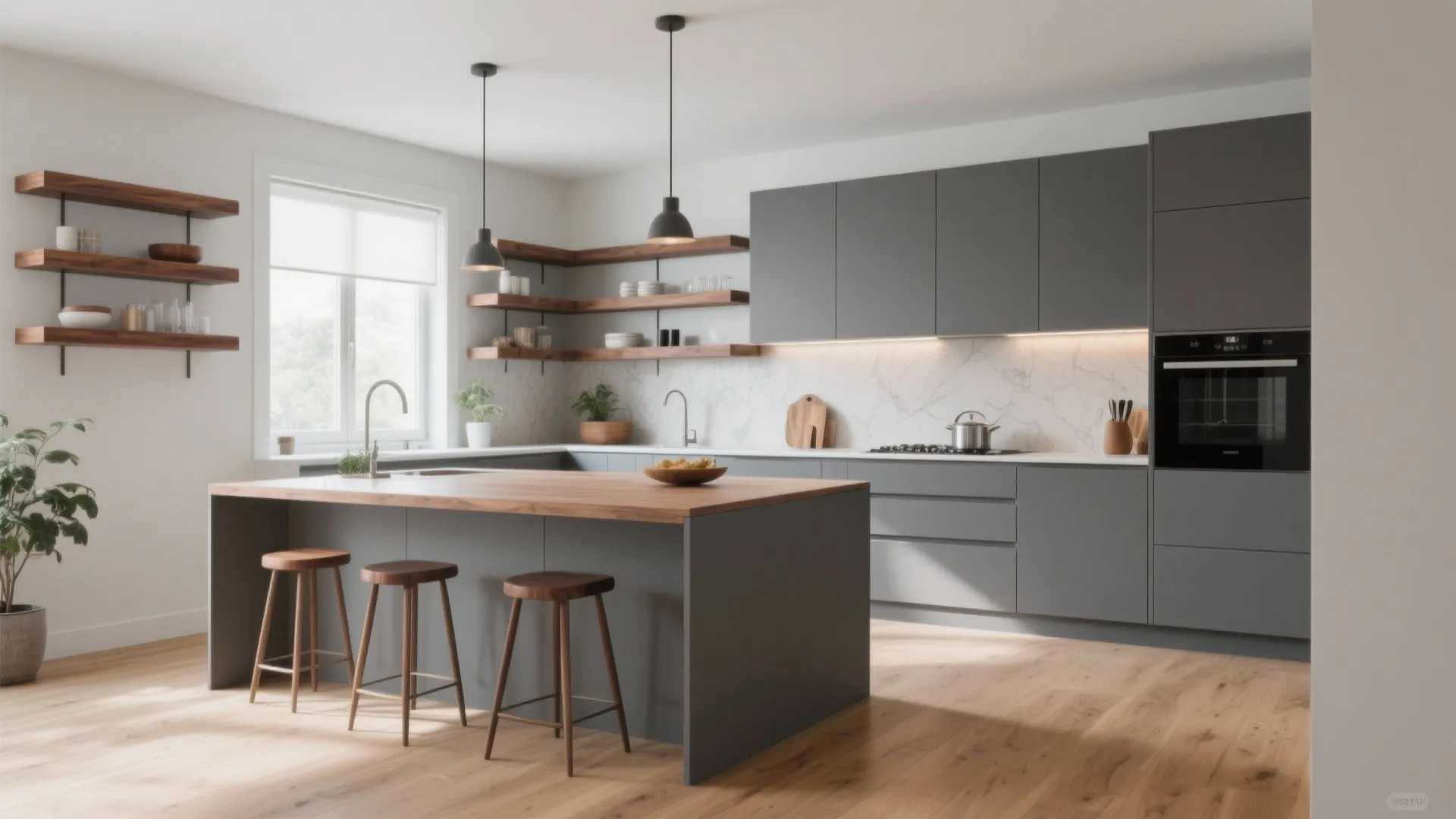 3. Add Warm Wood Accents