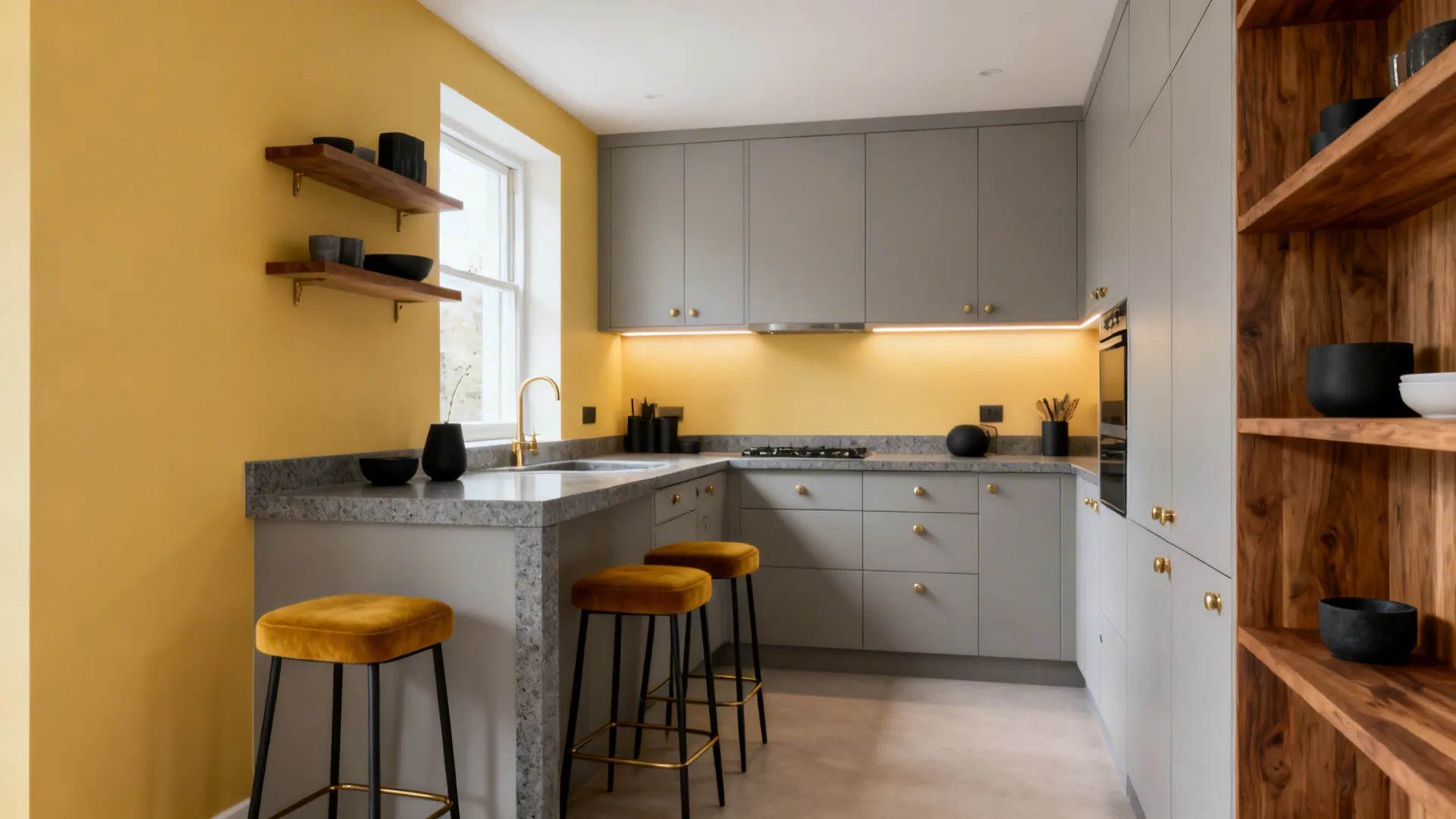 5 Gray and Yellow Kitchen Ideas That Truly Work