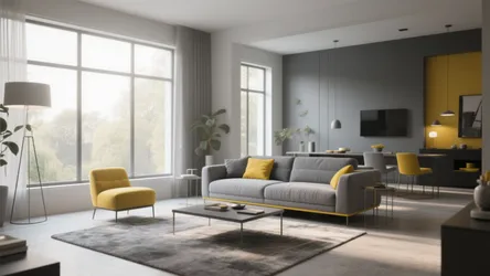 10 Gray and Yellow Living Room Ideas