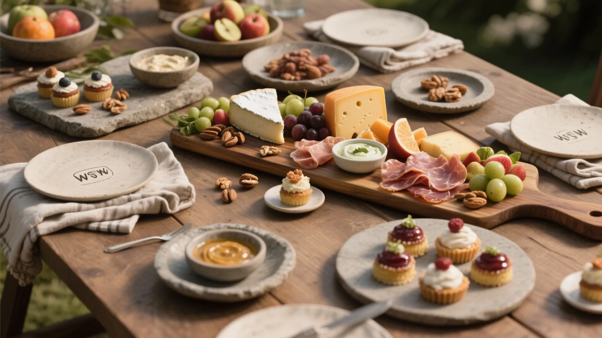 5. Grazing Boards and Mini Desserts
