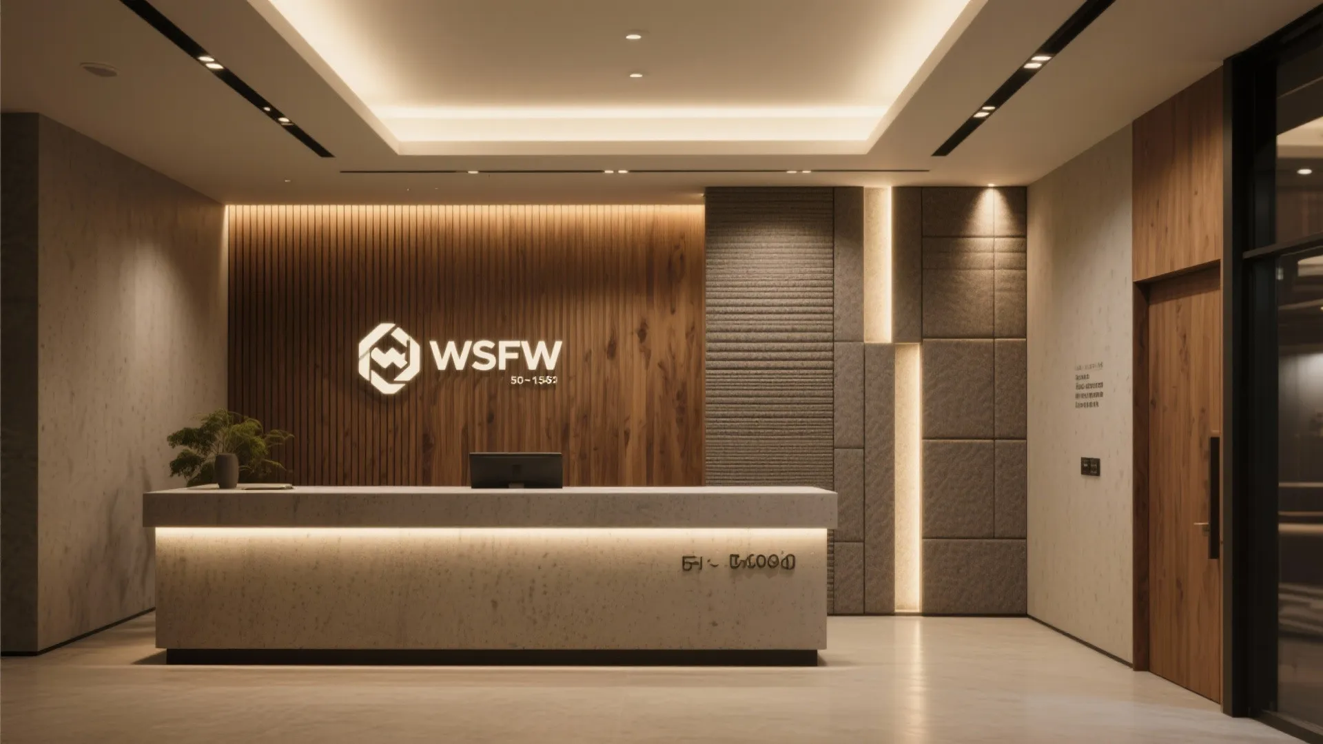 Textured Walls With Grazing Lights for Depth