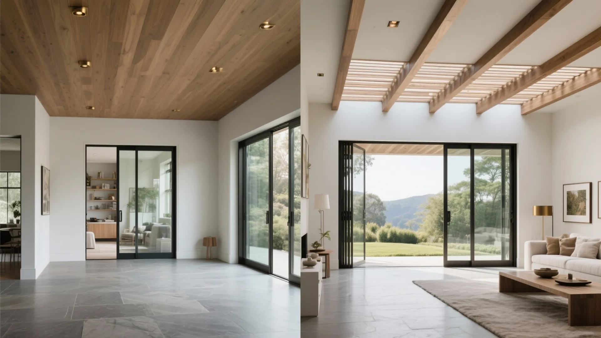 Indoor–Outdoor Great Room with Framed Views