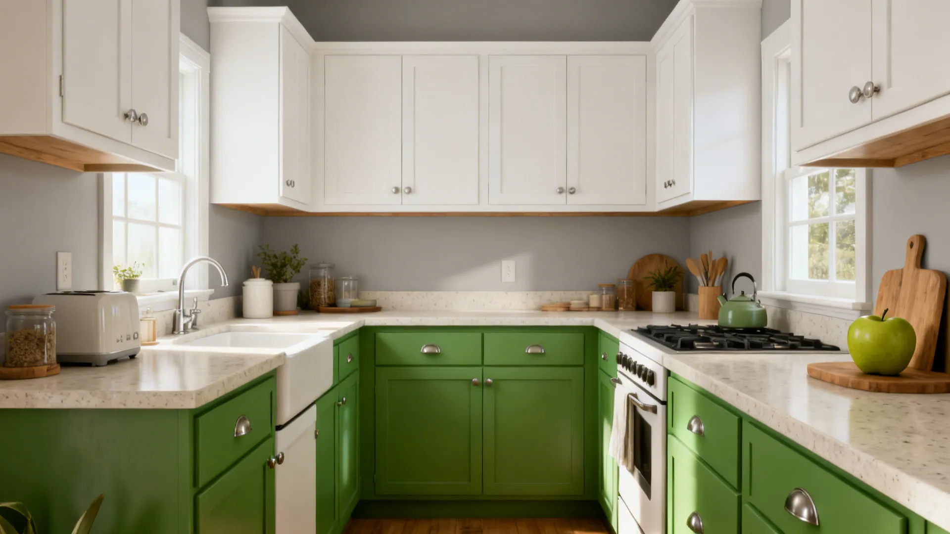 Green Apple Color Kitchen Decor: 5 Fresh Ideas