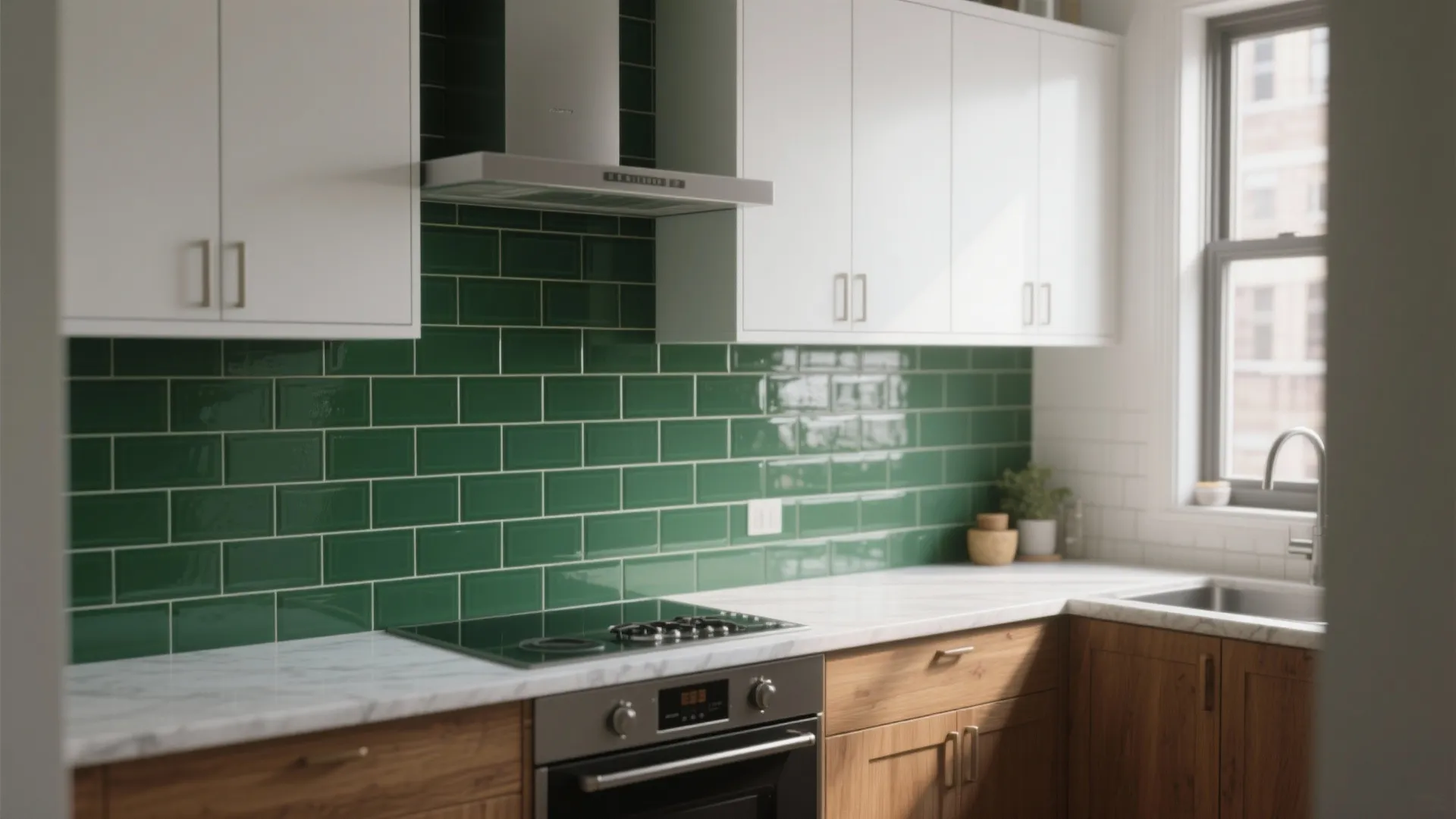 5 Green Backsplash Tile Ideas for Small Kitchens: Creative, budget-savvy green backsplash tile inspirations to make your kitchen pop