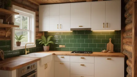 5 Green Backsplash Tile Ideas for Small Kitchens