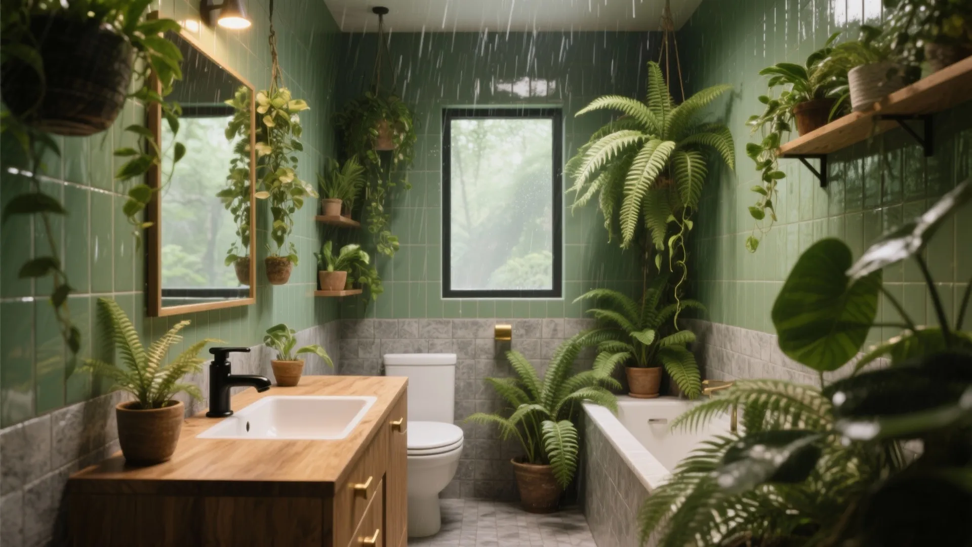 5 Green Bathroom Tile Ideas: Fresh, practical green tile looks to transform small bathrooms