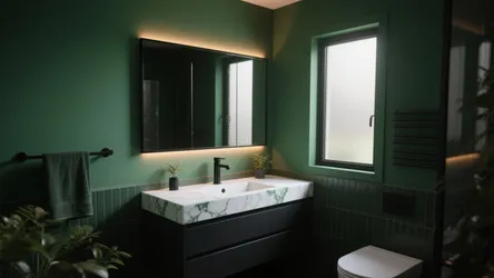 Dark Green & Black Bathroom Ideas — 5 Inspirations