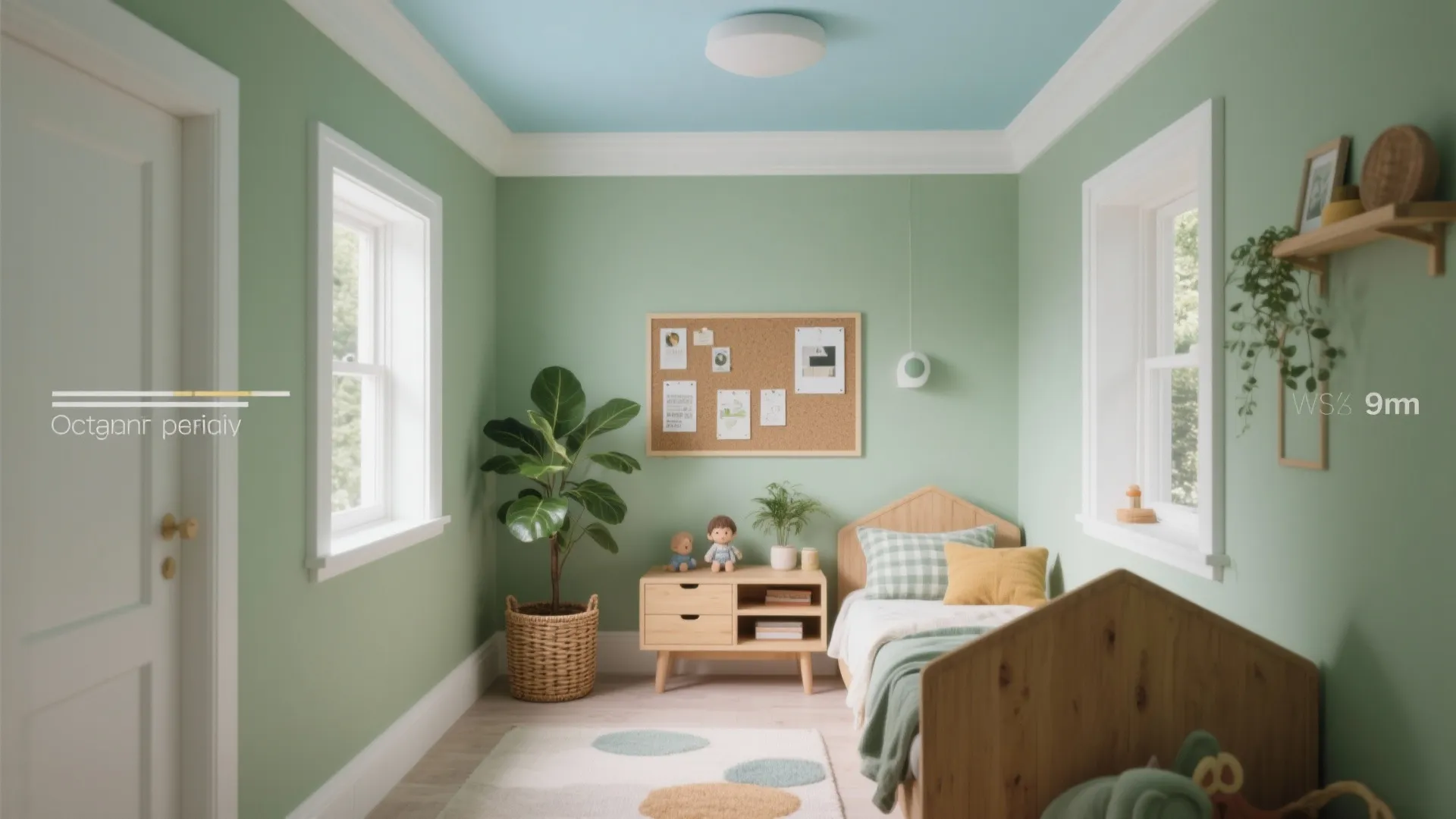 Nature Greens and Sky Blues