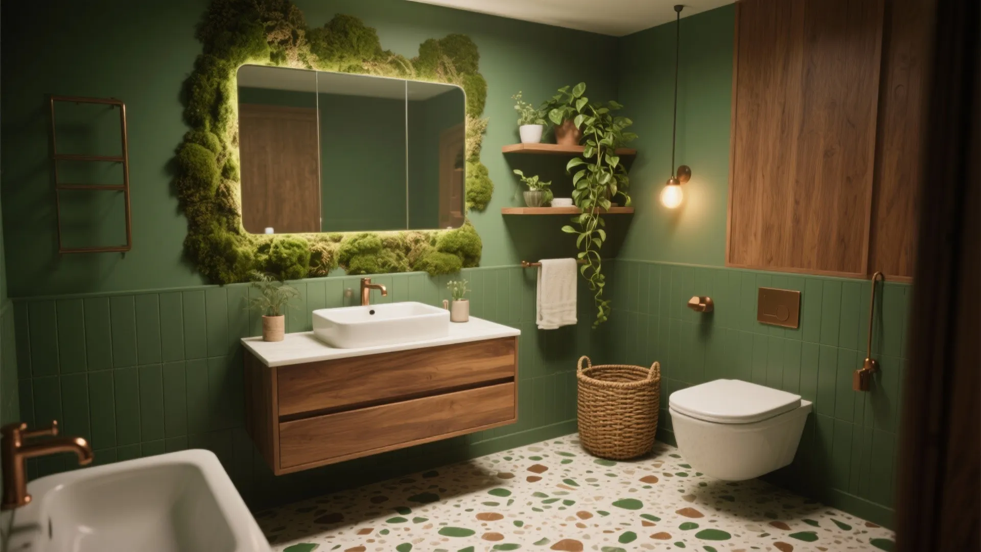 5 Green and Brown Bathroom Ideas: Creative small-space bathroom designs blending green and brown tones with practical tips from a senior designer