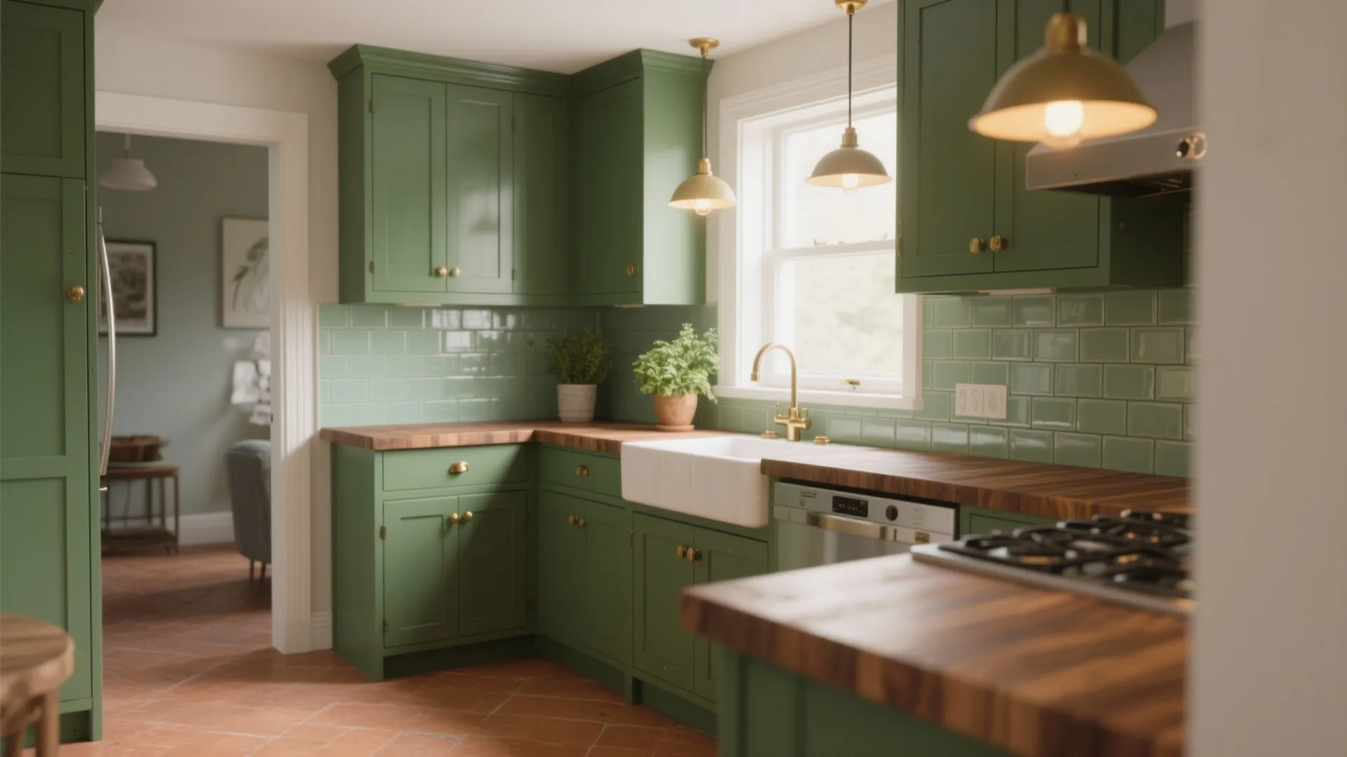 5 Green and Brown Kitchen Ideas: Small-space kitchen creativity: 5 inspiring green and brown layouts and tips from a pro