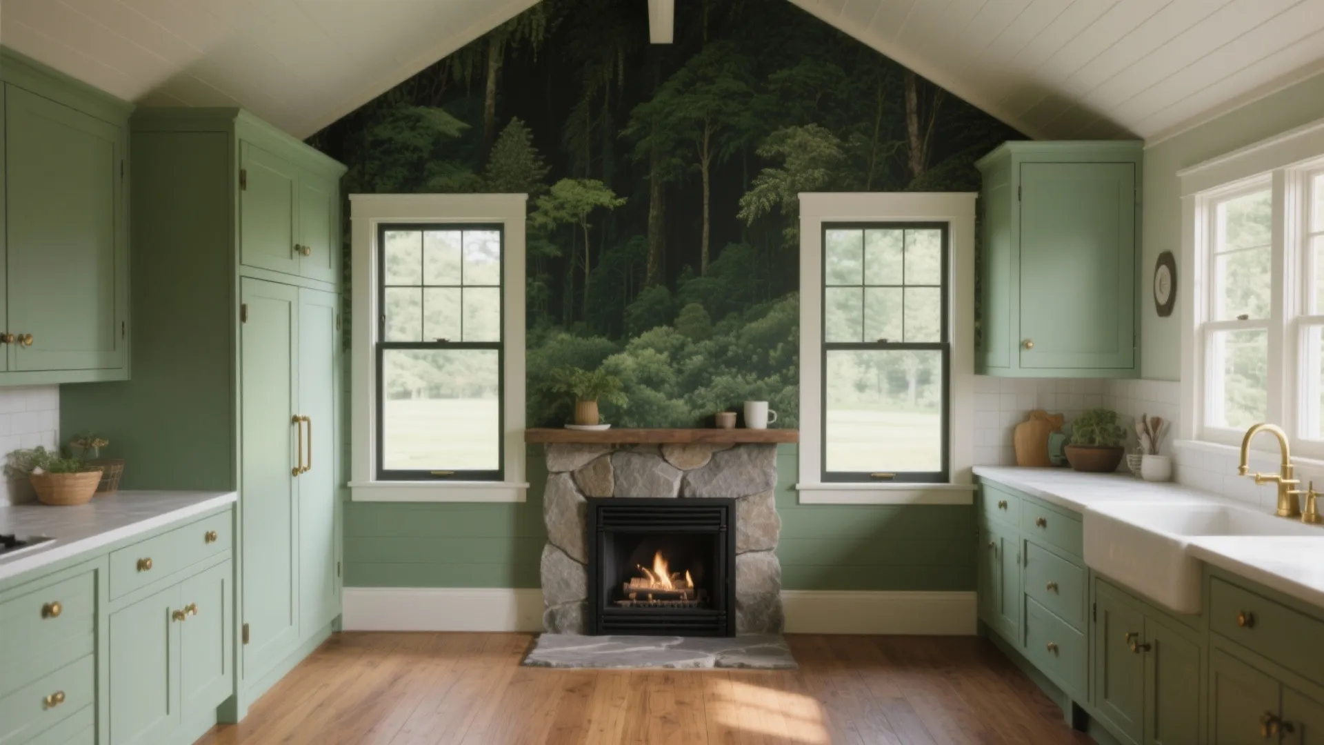 Green Painted House — 5 Inspiring Ideas: How I use green to expand small spaces and create cozy, modern homes — five practical inspirations from a decade of kitchen and small-home makeovers