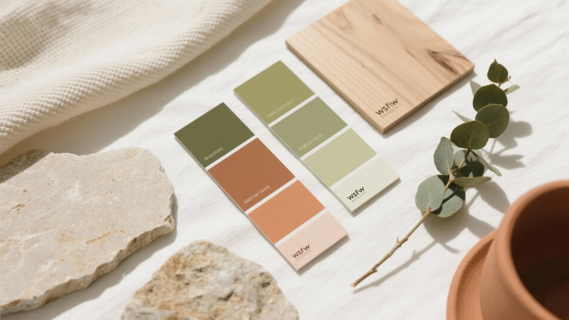 Nature-Inspired Greens and Earthy Clays