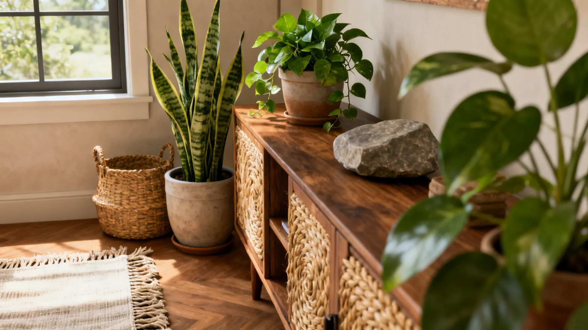 3. Green Corner: Plants and Natural Textures