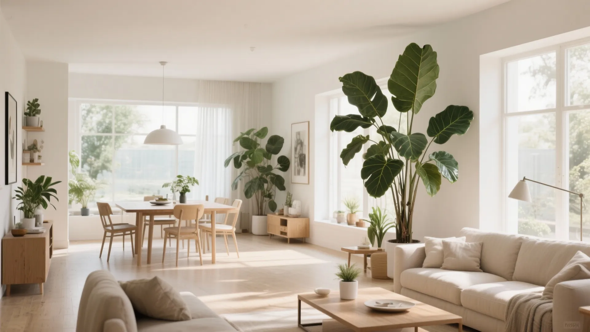 10. Greenery as a Natural Divider