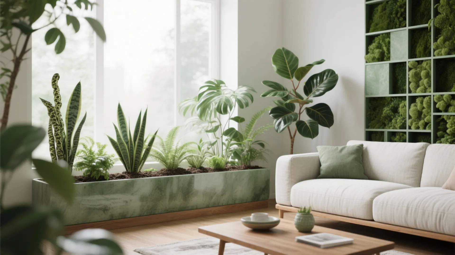 Green Divider: Planters and Living Walls