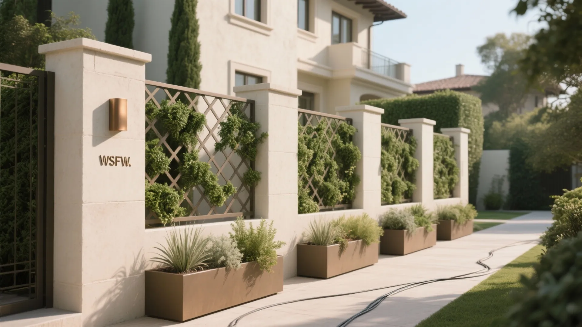 Green Edges: Living Walls, Trellises, and Planter Belts