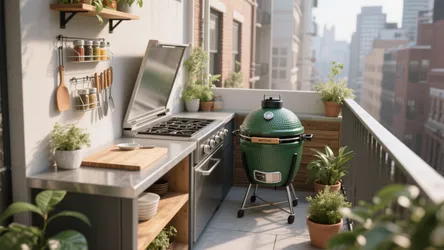 5 Green Egg Outdoor Kitchen Ideas