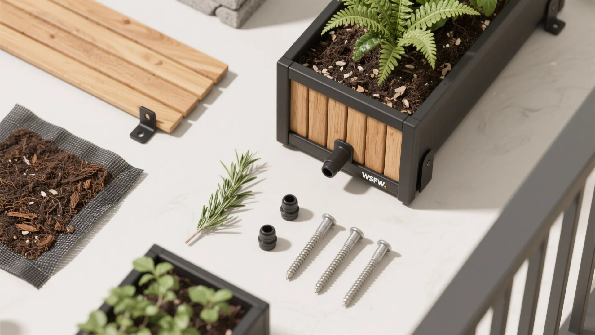 Vertical Greens and Compact Planters