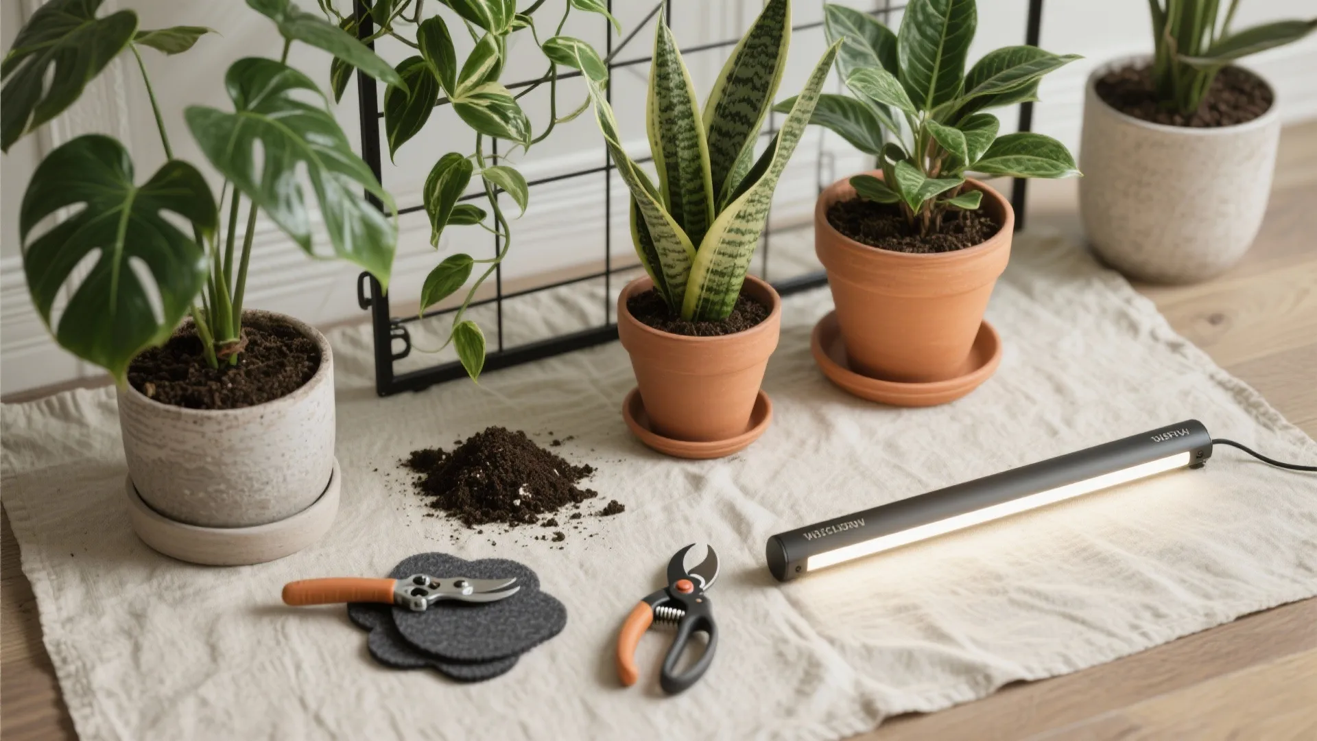 Green Partition: Planters, Trellis, and Biophilic Layers