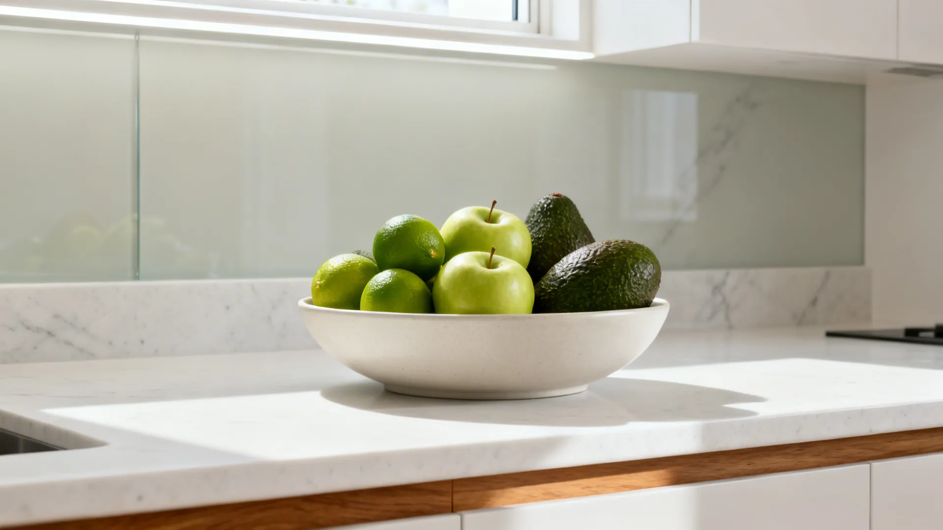 Green Citrus and Avocados as Color Anchors