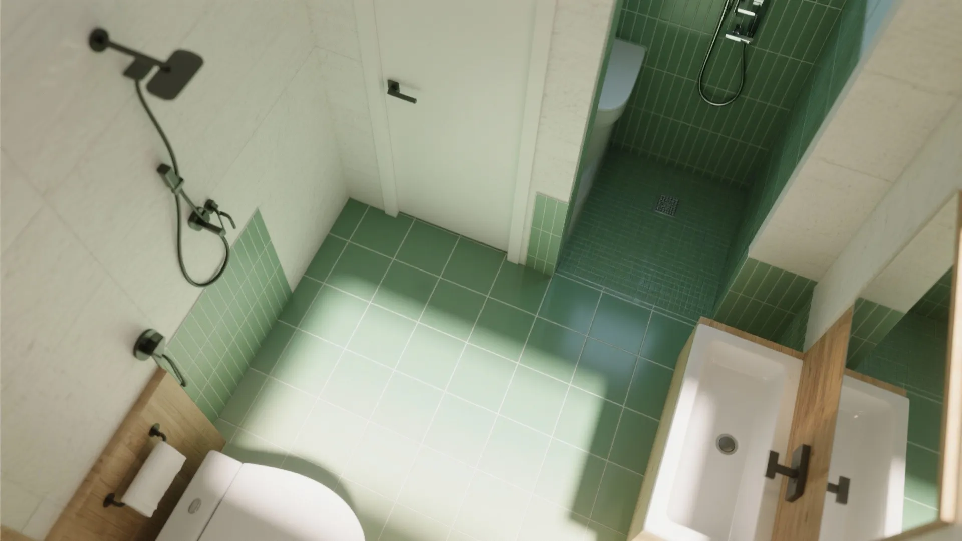 4. Gradient or Mix-and-Match Greens for Depth