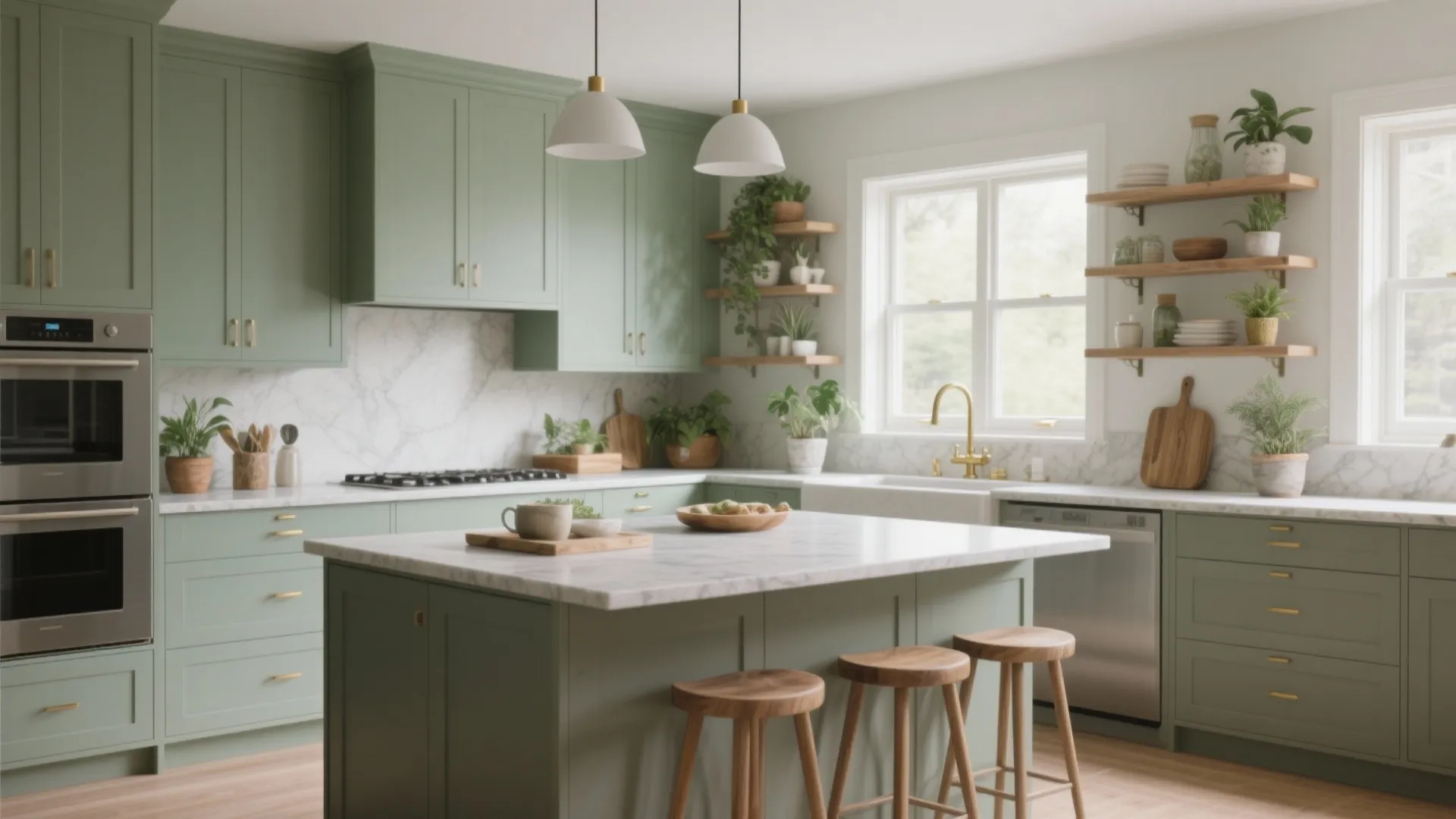 Grey and Green Kitchen Ideas — 5 Inspiring Mixes: Practical, stylish grey and green kitchen ideas from a designer with 10+ years of small-space experience