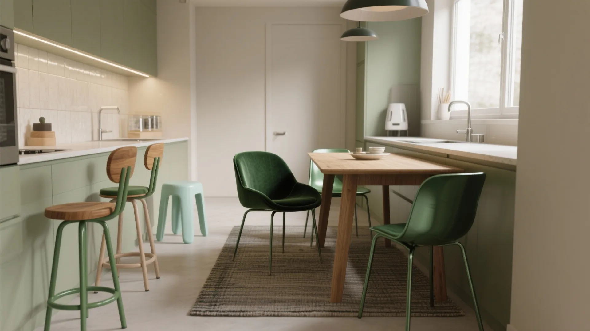 5 Green Kitchen Chair Ideas to Transform Small Spaces: Creative, practical green kitchen chair inspirations from a senior designer with real project stories