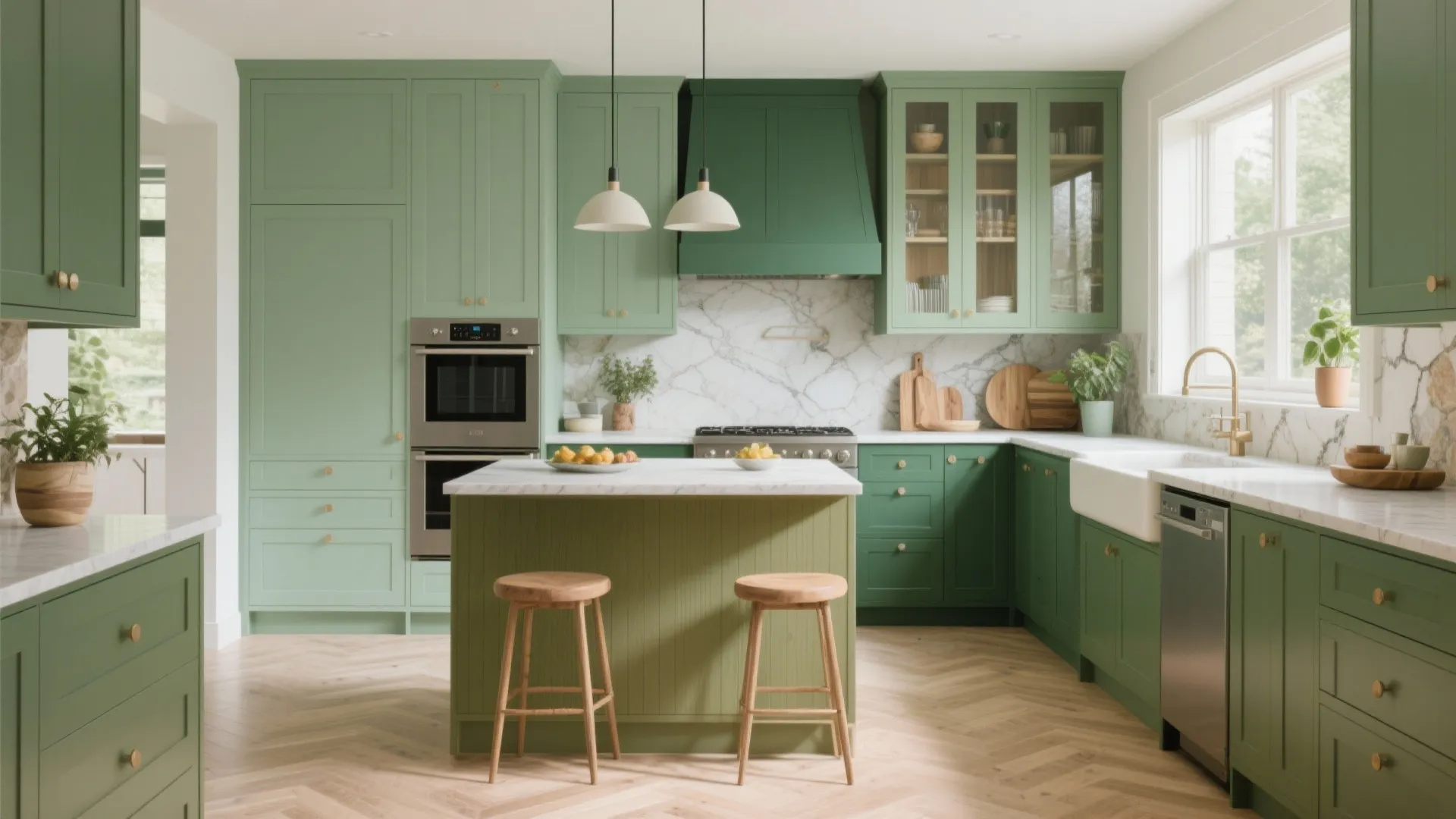10 Green Kitchen Paint Color Ideas: Fresh, Stylish, and Cozy Green Shades to Transform Your Kitchen