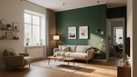 5 Green Living Room Wall Ideas