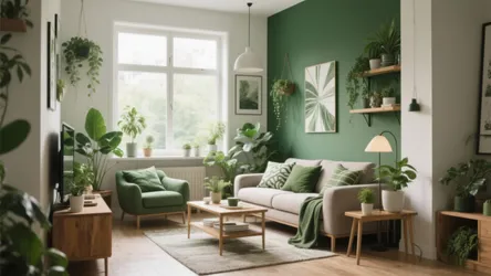 10 Inspiring Living Room Ideas with Green Accents